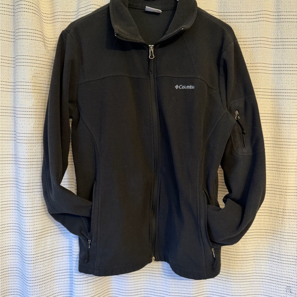 Columbia Black Full-Zip Fleece Jacket